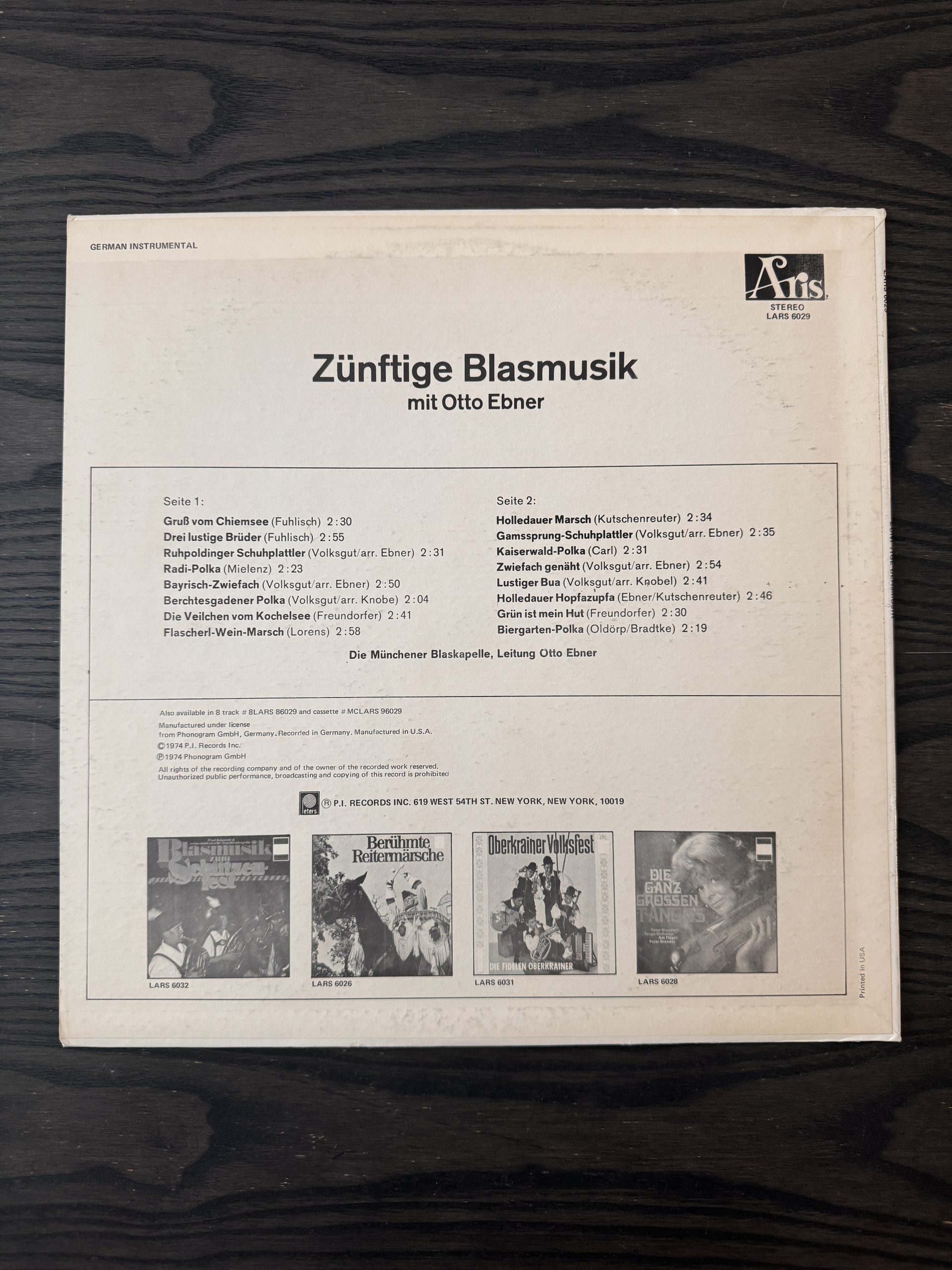 Otto Ebner, Die Münchener Blaskapelle