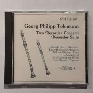 Georg Philipp Telemann, Michala Petri, Klaus Thunemann, William Bennett (3), The Academy Of St. Martin-in-the-Fields, Iona Brown