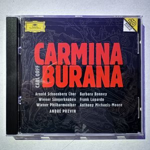 Carl Orff, Arnold Schoenberg Chor, Die Wiener Sängerknaben, Wiener Philharmoniker, André Previn, Barbara Bonney, Frank Lopardo, Anthony Michaels-Moore
