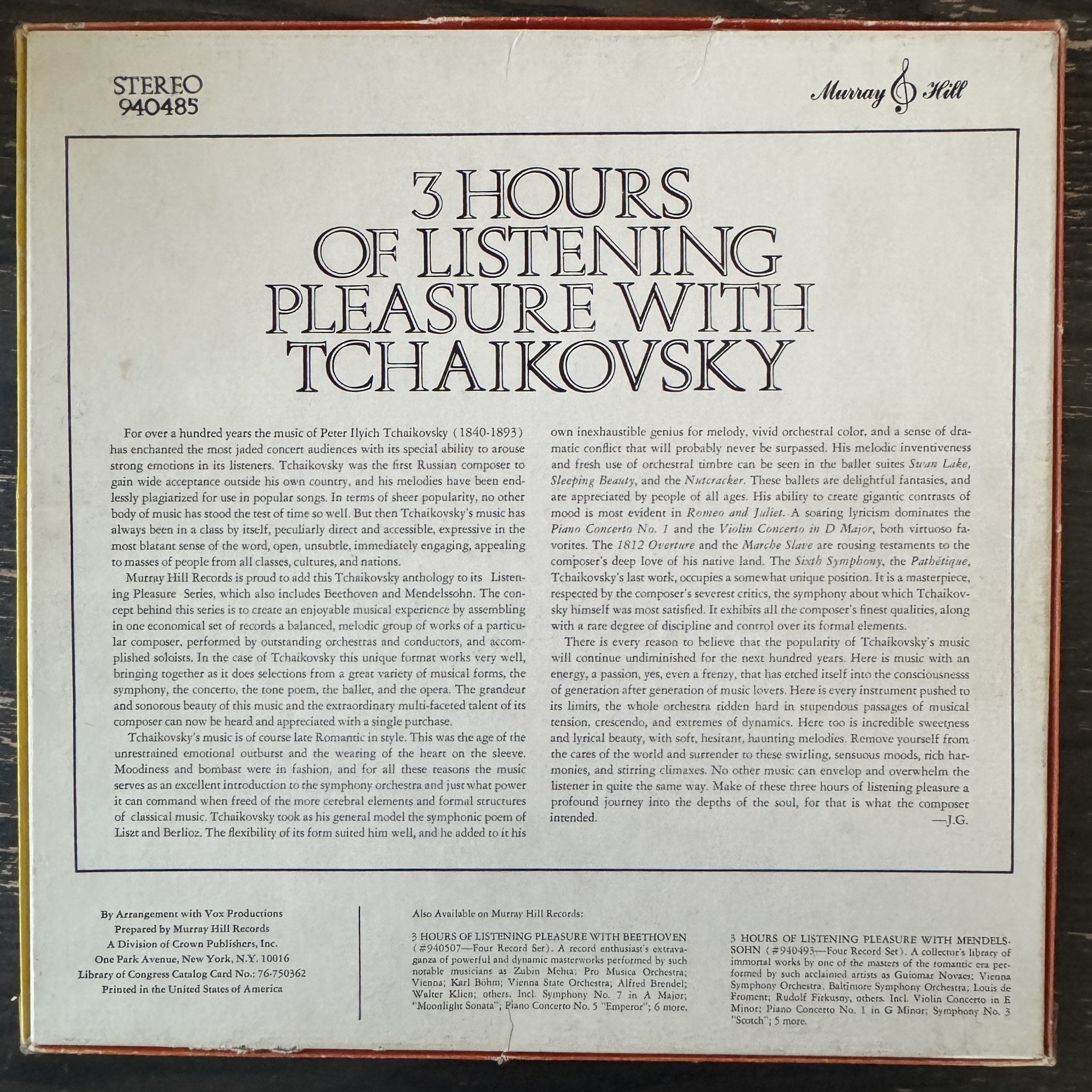 Pyotr Ilyich Tchaikovsky